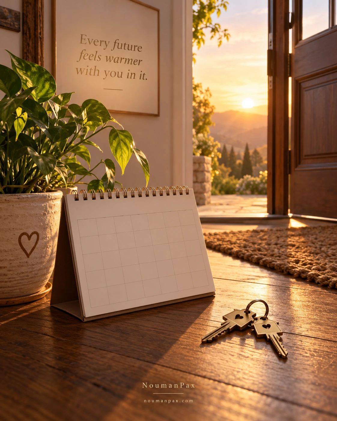 Every future feels warmer with you in it.