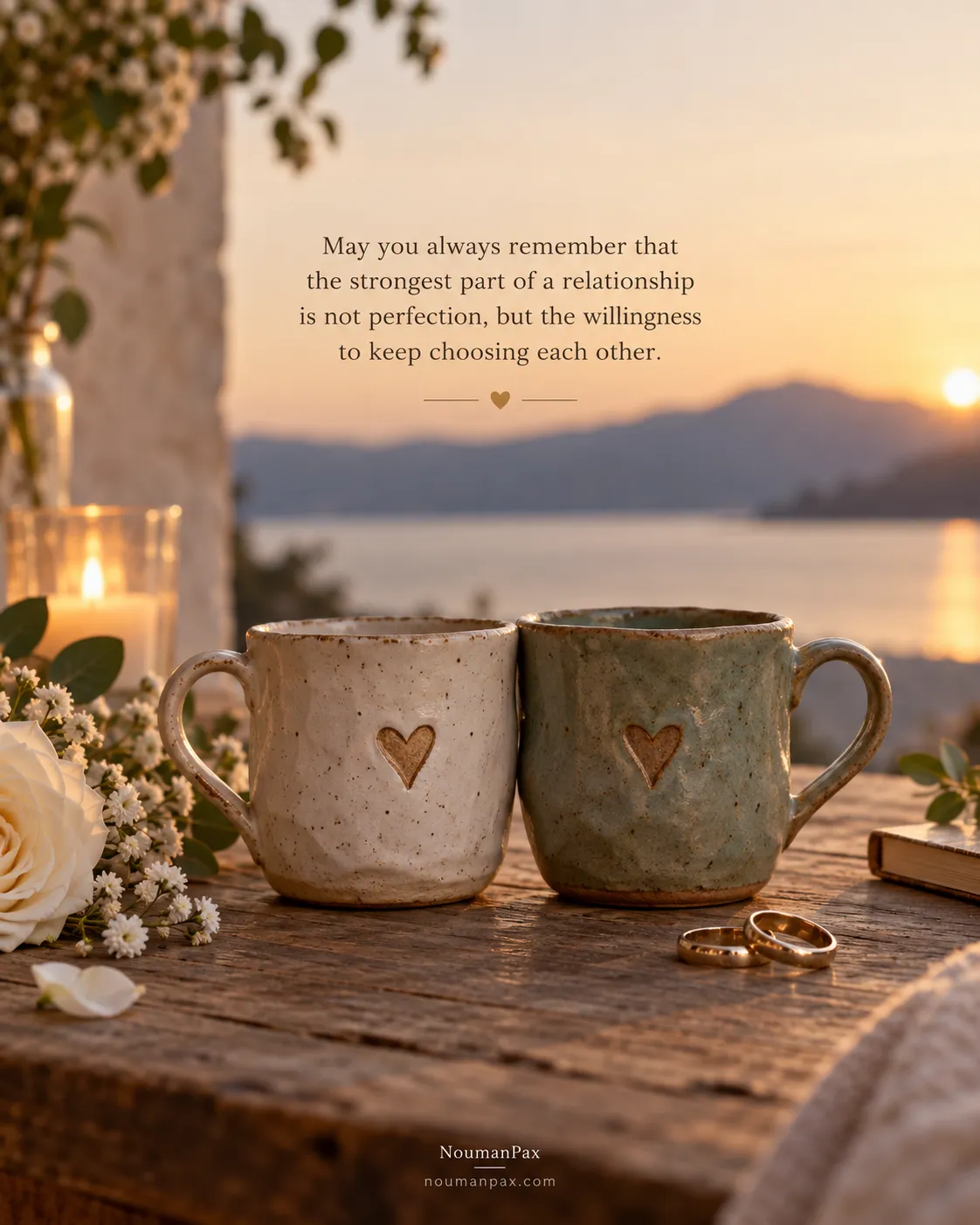 May you always remember that the strongest part of a relationship is not perfection, but the willingness to keep choosing each other.