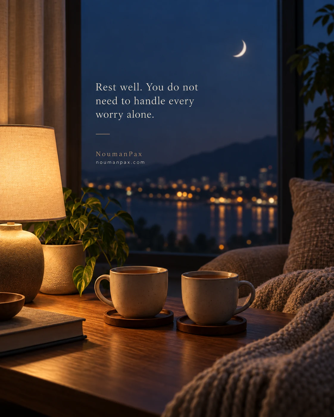 Rest well. You do not need to handle every worry alone.