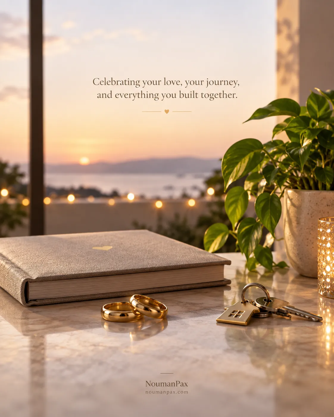 Celebrating your love, your journey, and everything you built together.