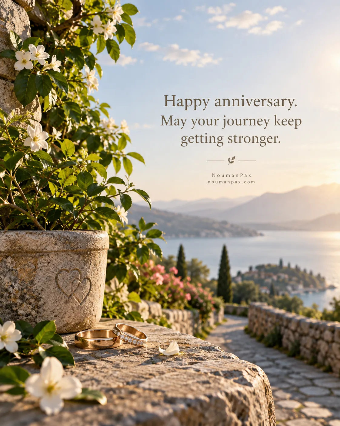Happy anniversary. May your journey keep getting stronger.