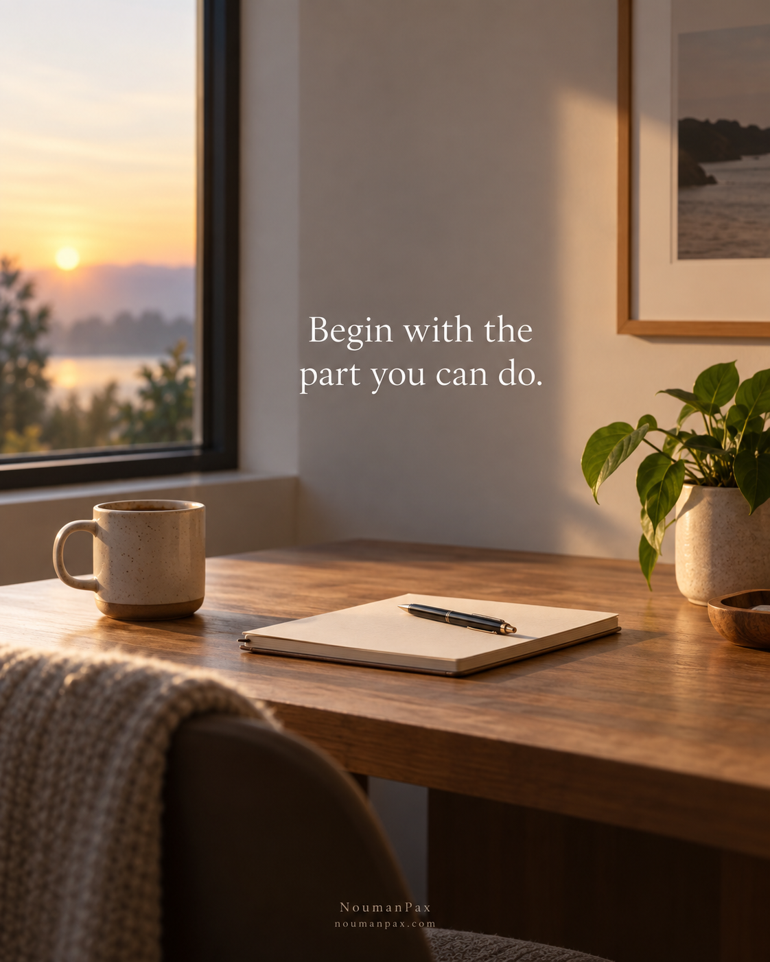 Begin with the part you can do.