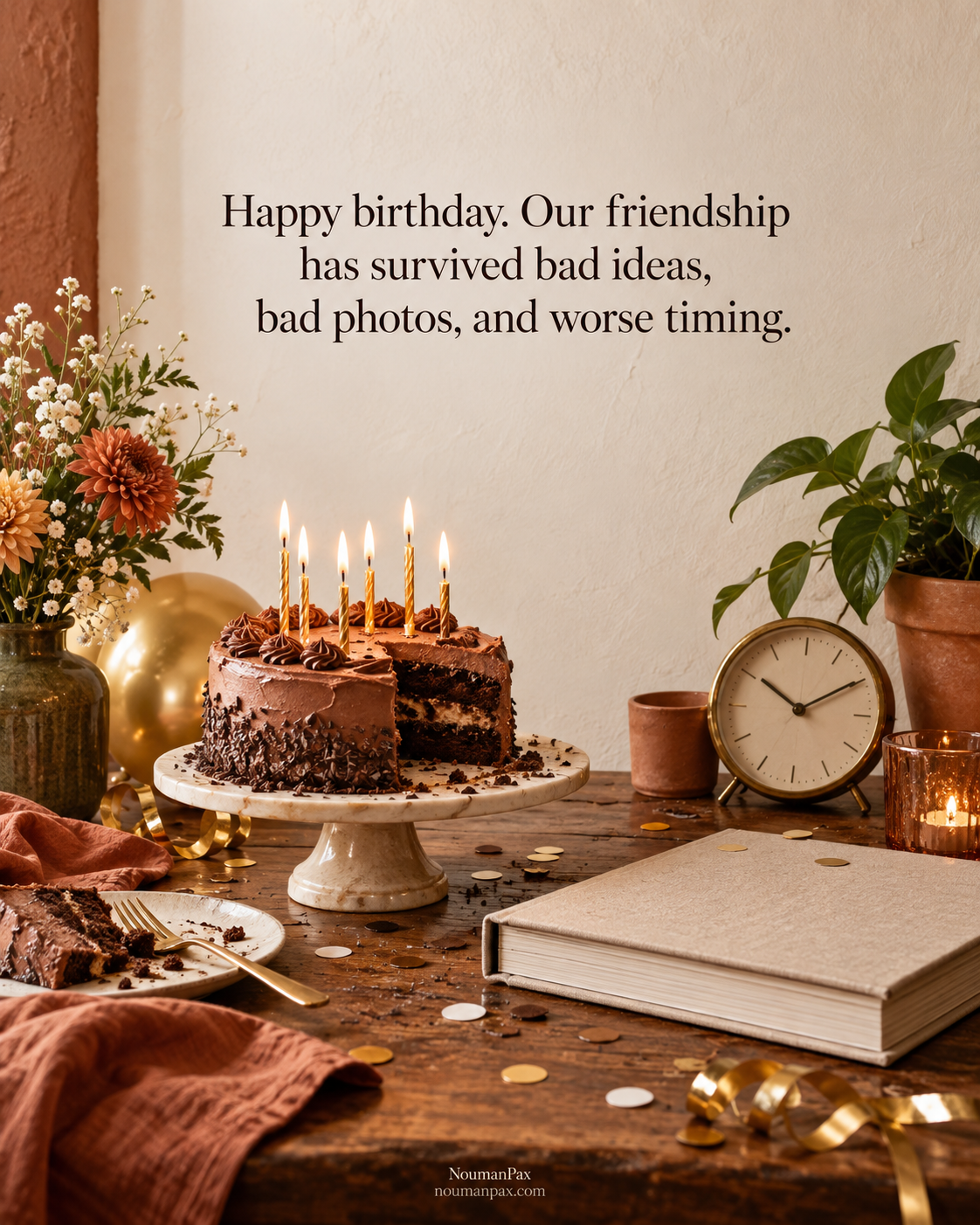 Funny Birthday Wishes for a Friend — Shared memories
