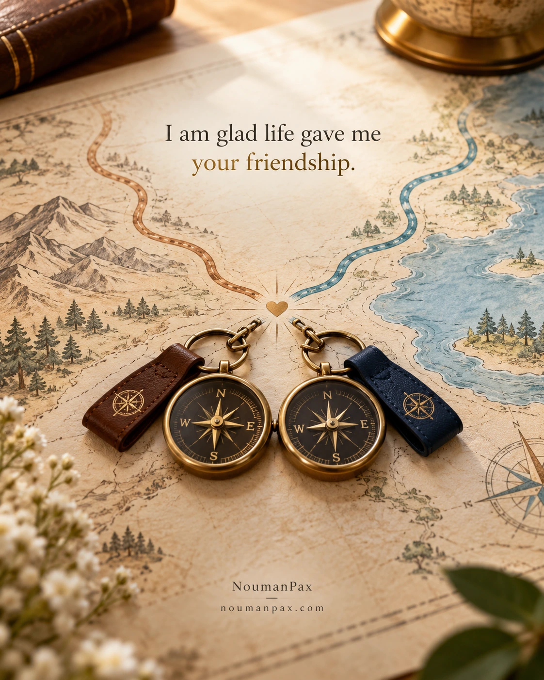 I am glad life gave me your friendship.