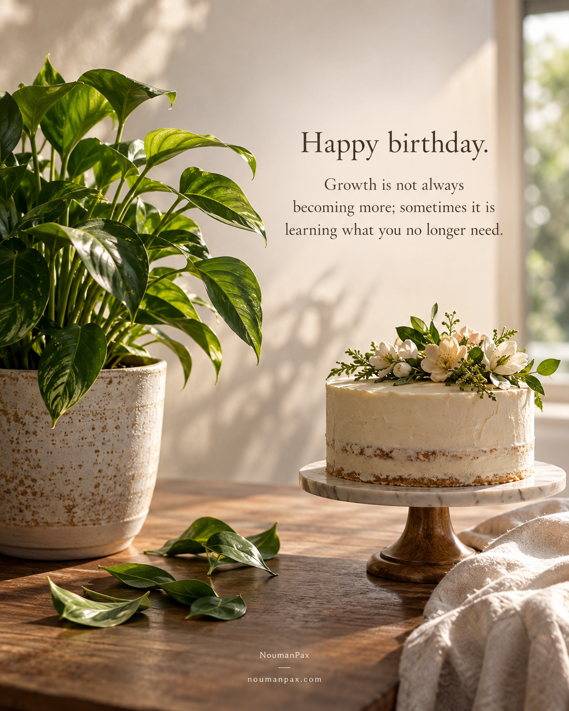Birthday Wishes About Growth — Inspirational and letting go