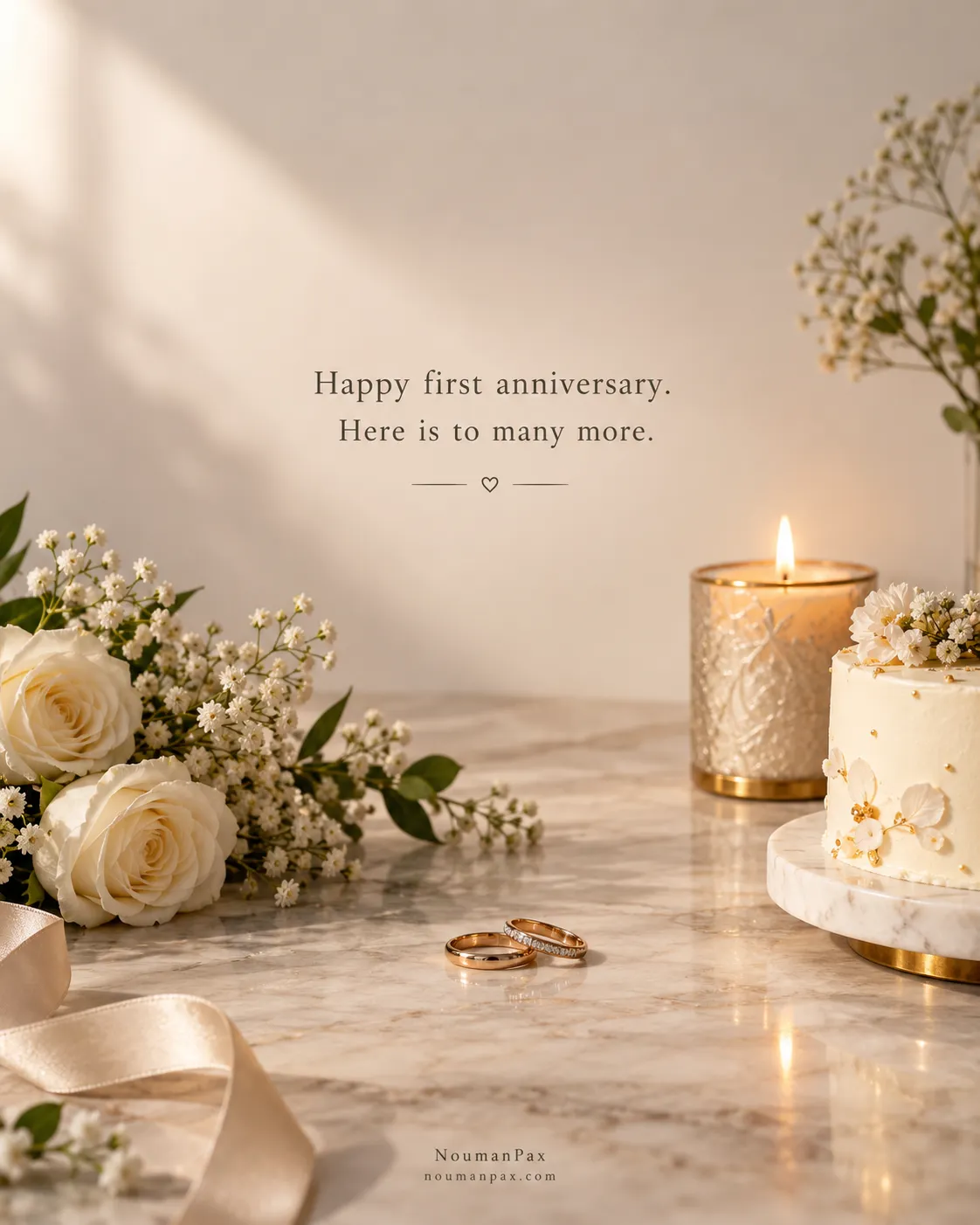 Happy first anniversary. Here is to many more.