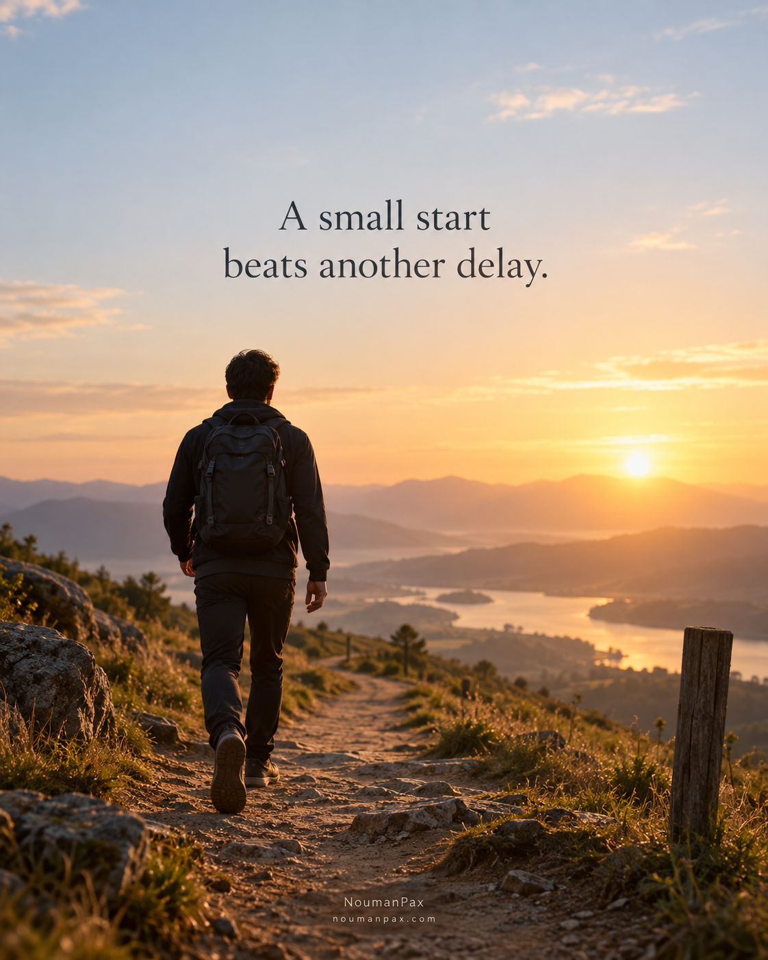 A small start beats another delay.
