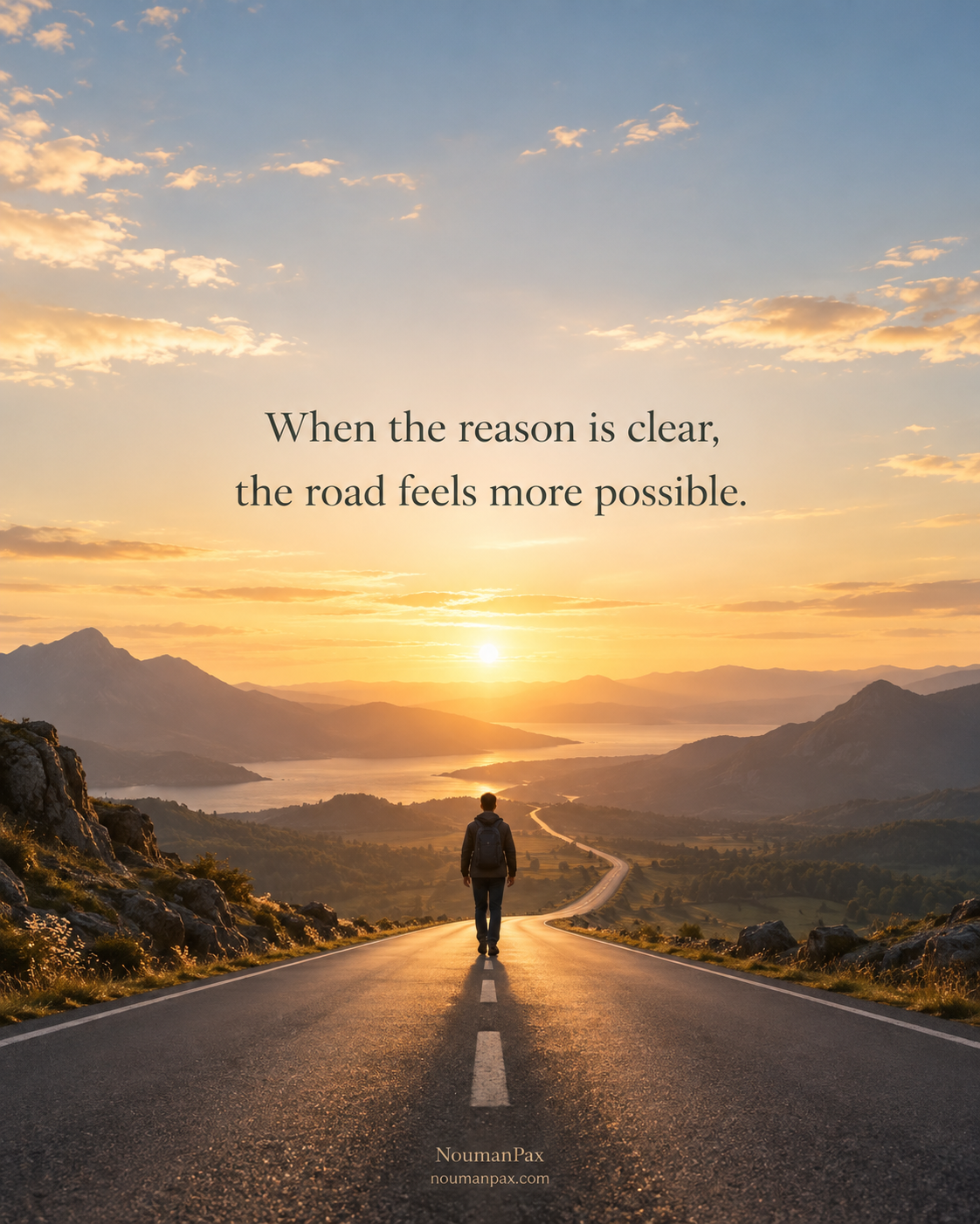 Clear reason road feels possible
