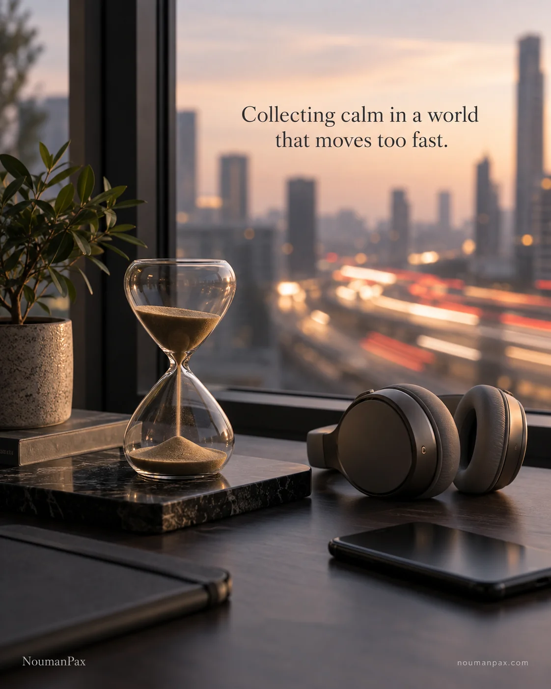 Collecting calm in a world that moves too fast.