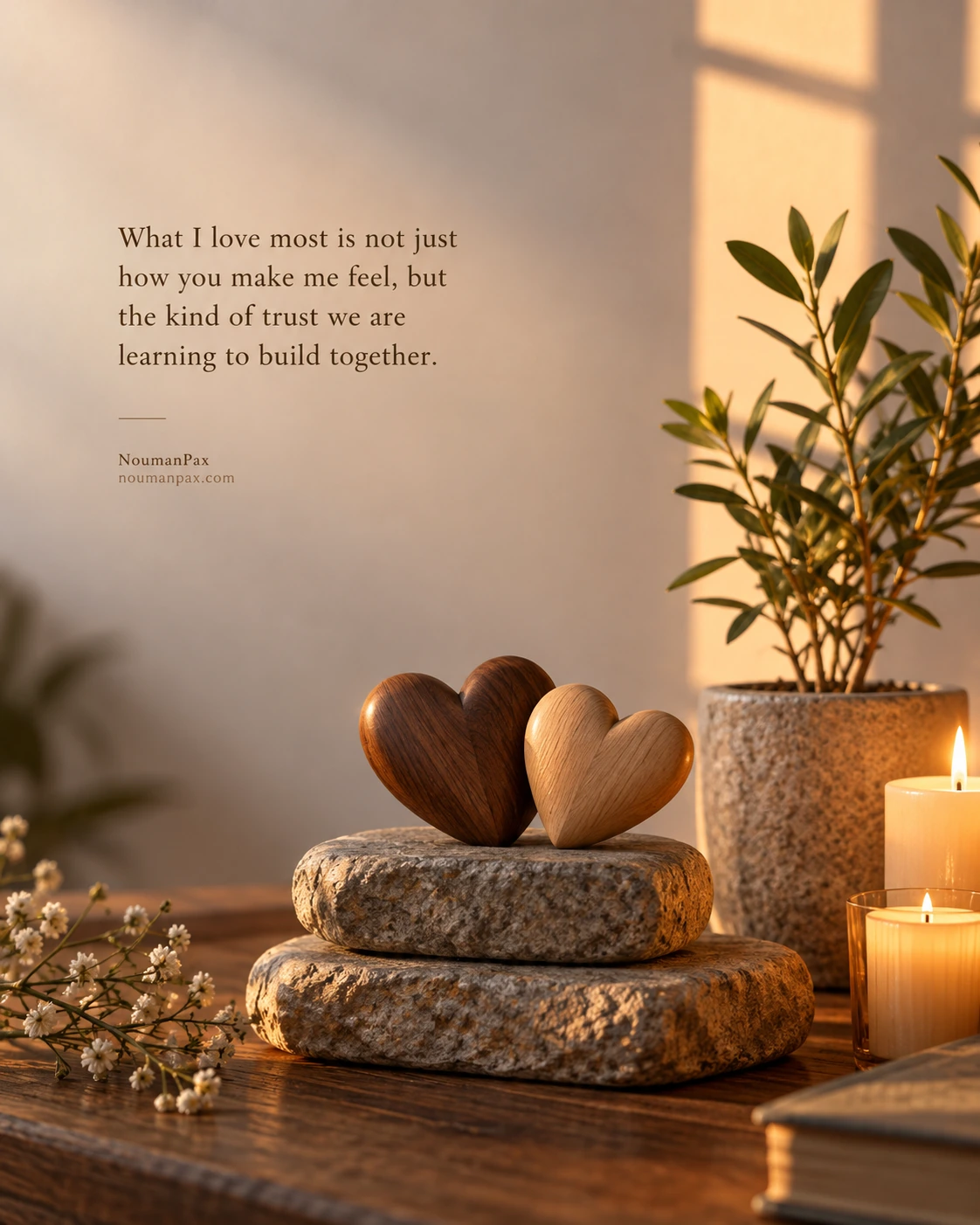 What I love most is not just how you make me feel, but the kind of trust we are learning to build together.