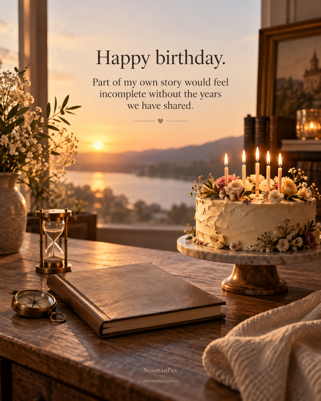 Happy birthday. Part of my own story would feel incomplete without the years we have shared.