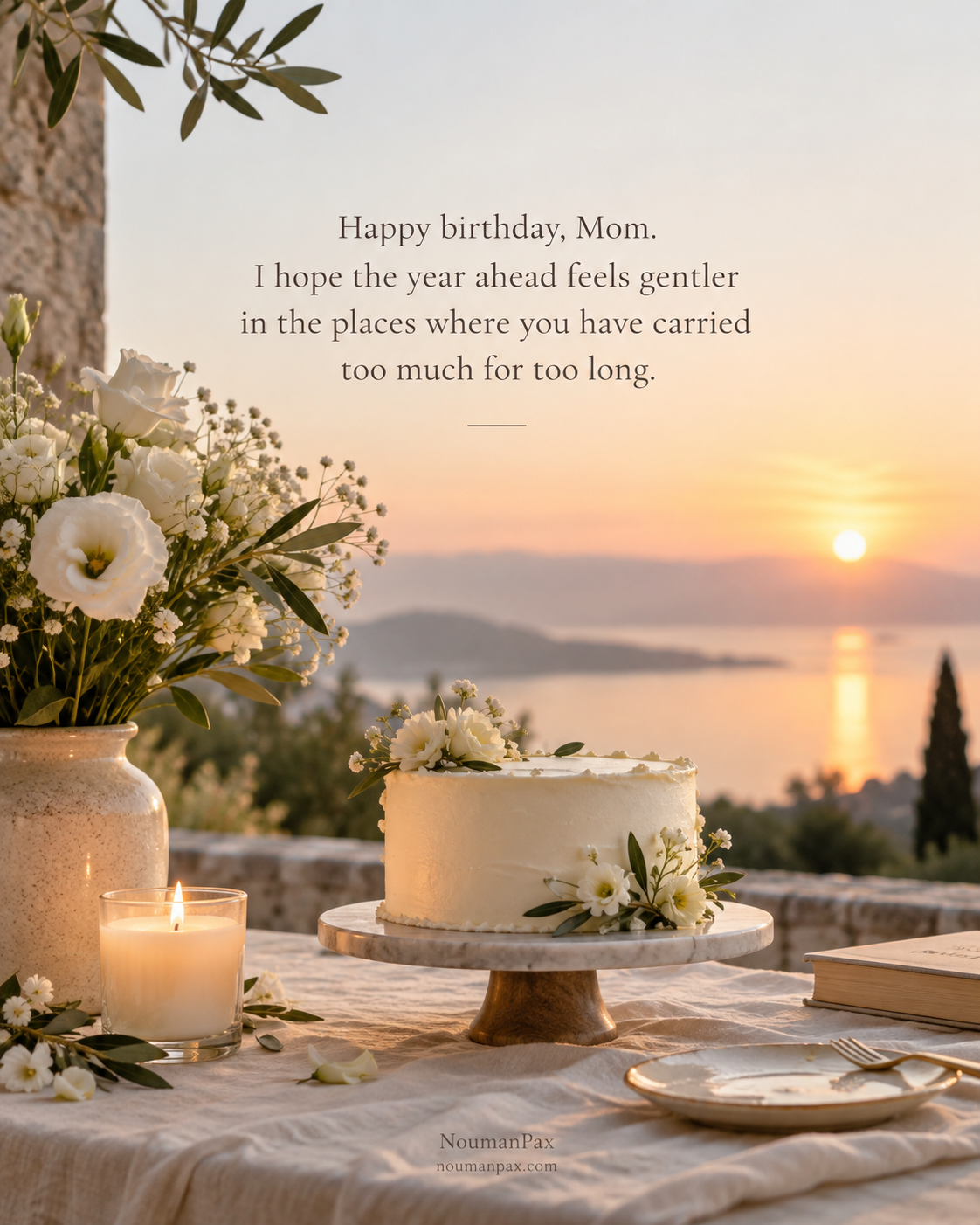 Happy birthday, Mom. I hope the year ahead feels gentler in the places where you have carried too much for too long.