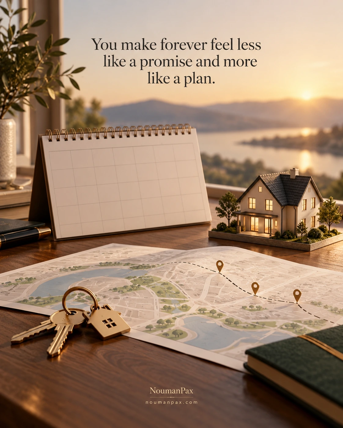 You make forever feel less like a promise and more like a plan.