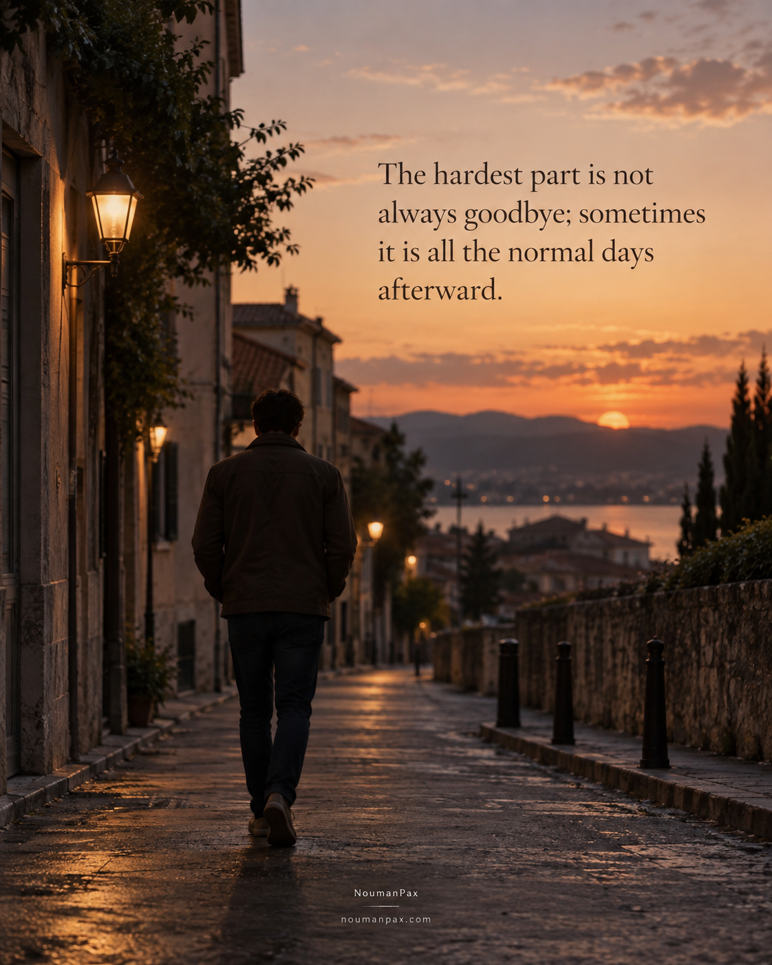 The hardest part is not always goodbye; sometimes it is all the normal days afterward.