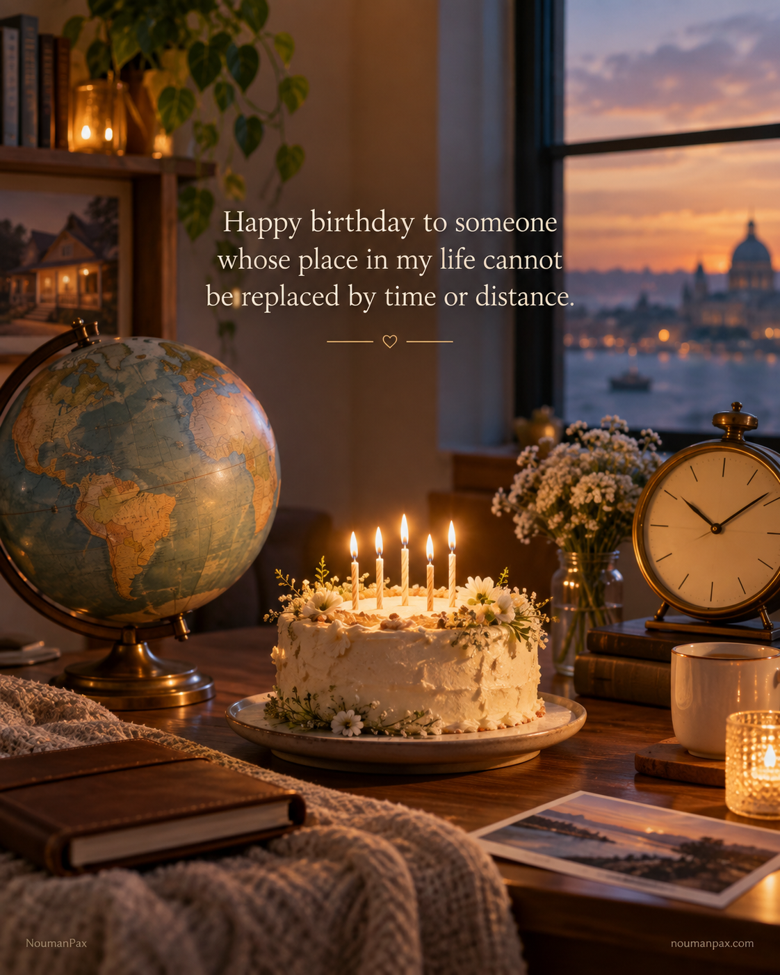 Happy birthday to someone whose place in my life cannot be replaced by time or distance.