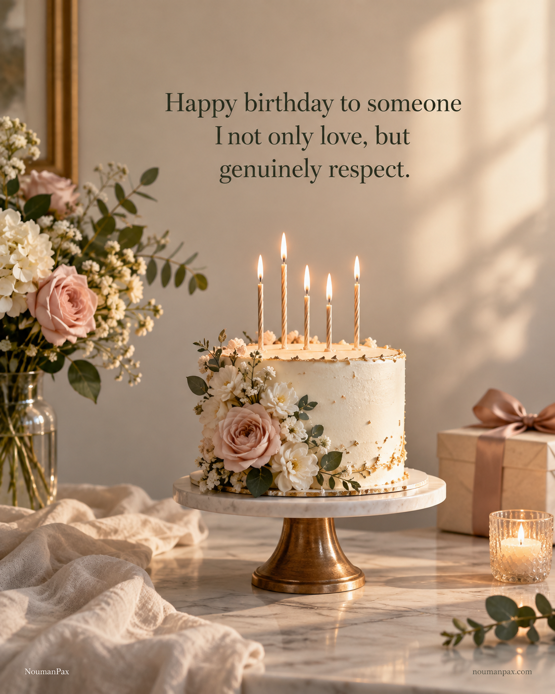 Happy birthday to someone I not only love, but genuinely respect.
