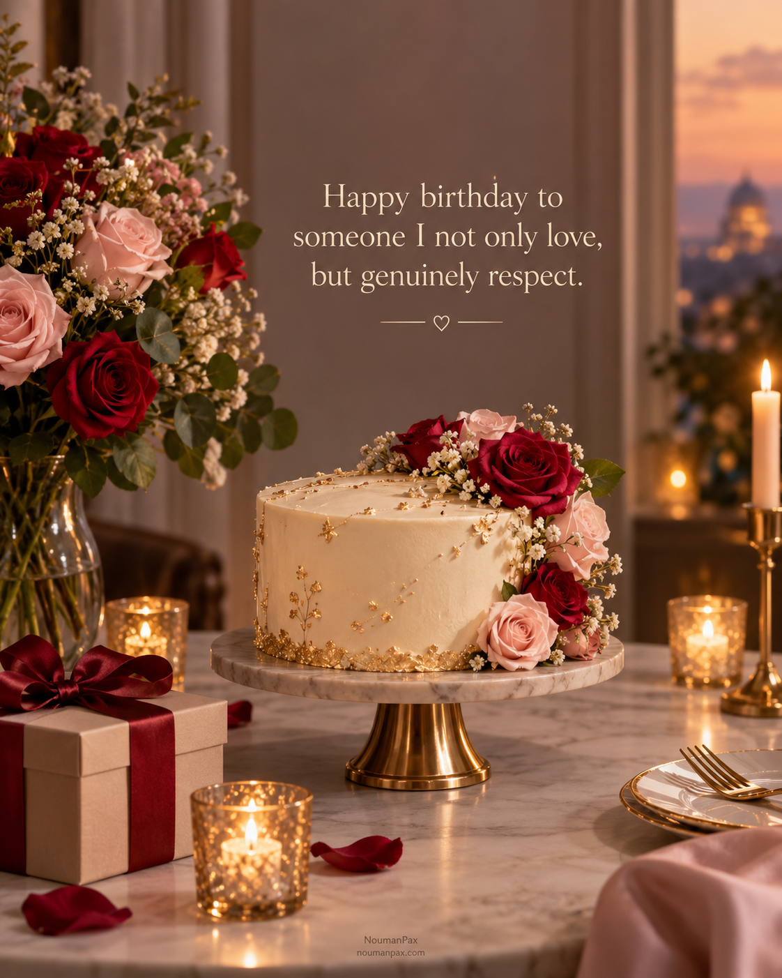 Happy birthday to someone I not only love, but genuinely respect.