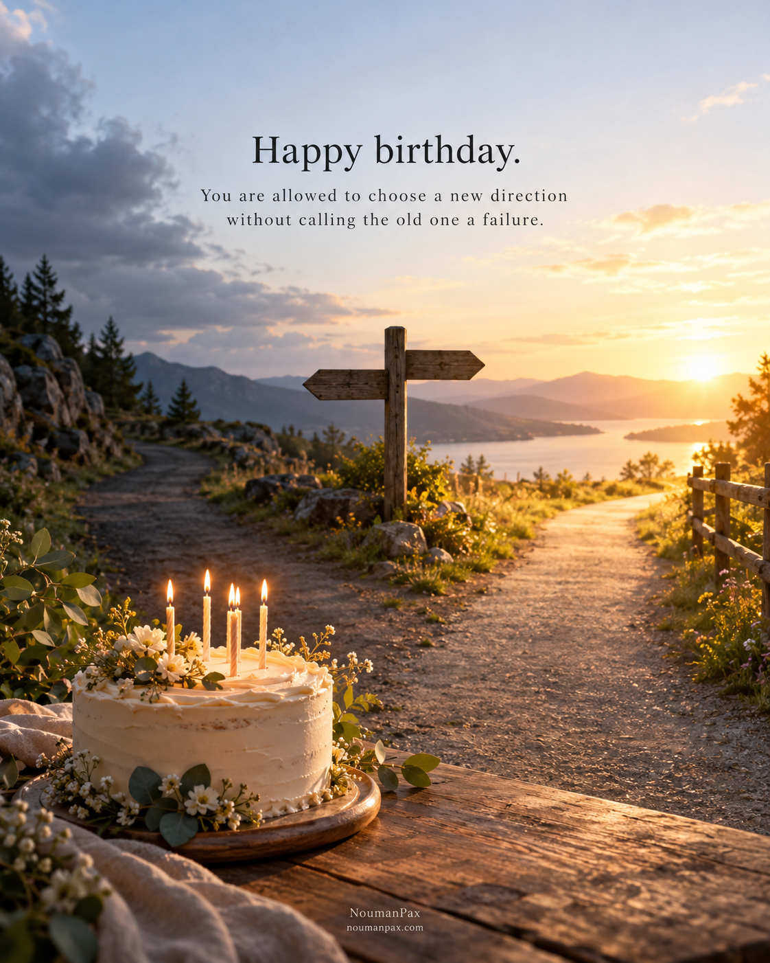 Happy birthday. You are allowed to choose a new direction without calling the old one a failure.