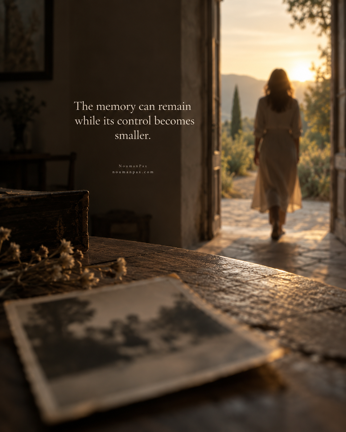 The memory can remain while its control becomes smaller.