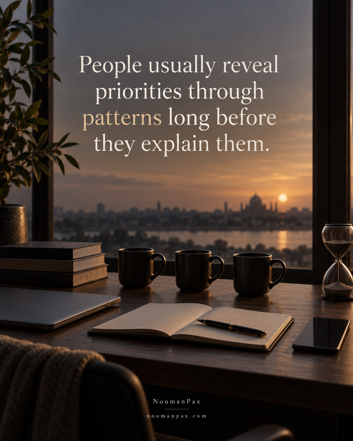 People reveal priorities through patterns