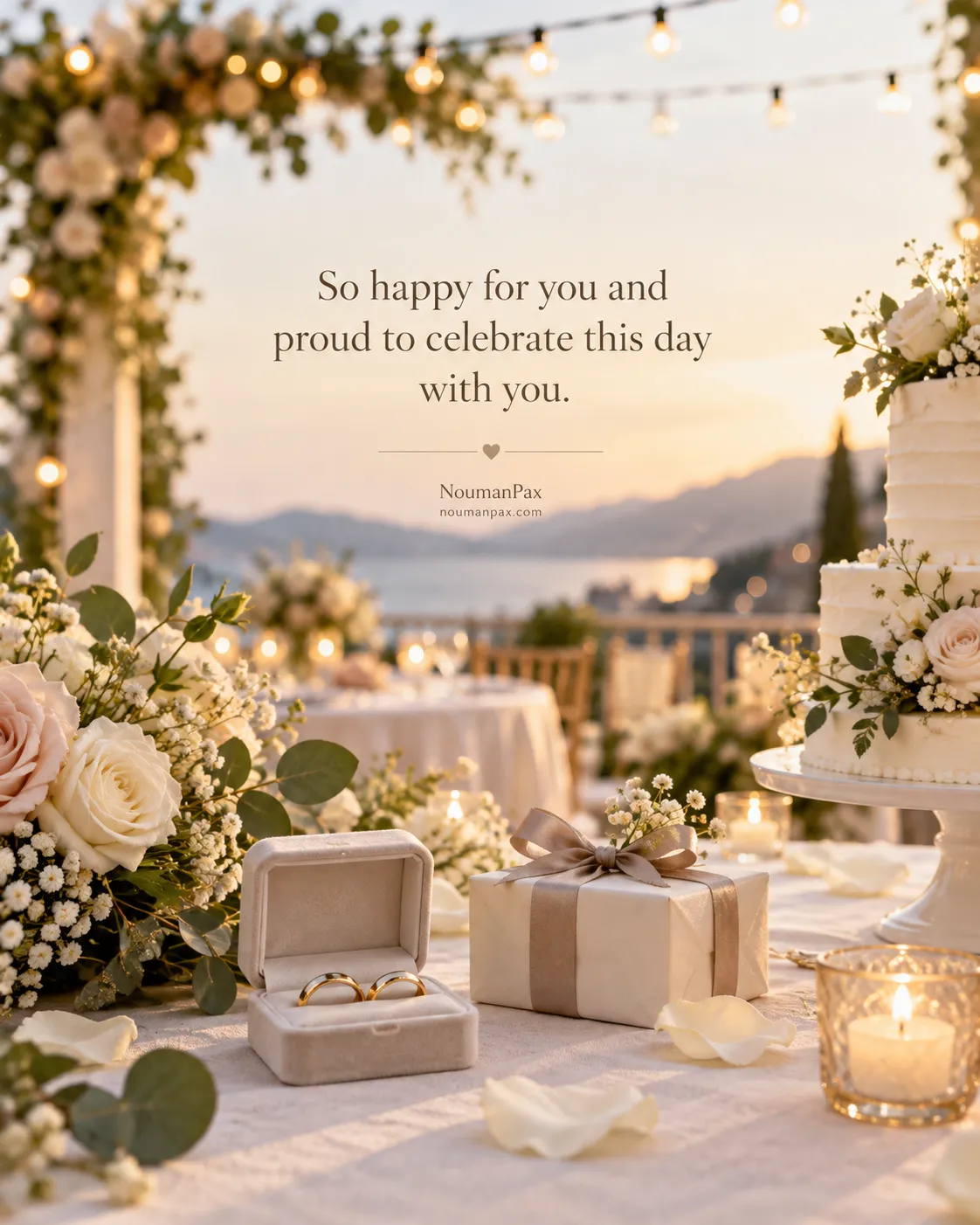 So happy for you and proud to celebrate this day with you.