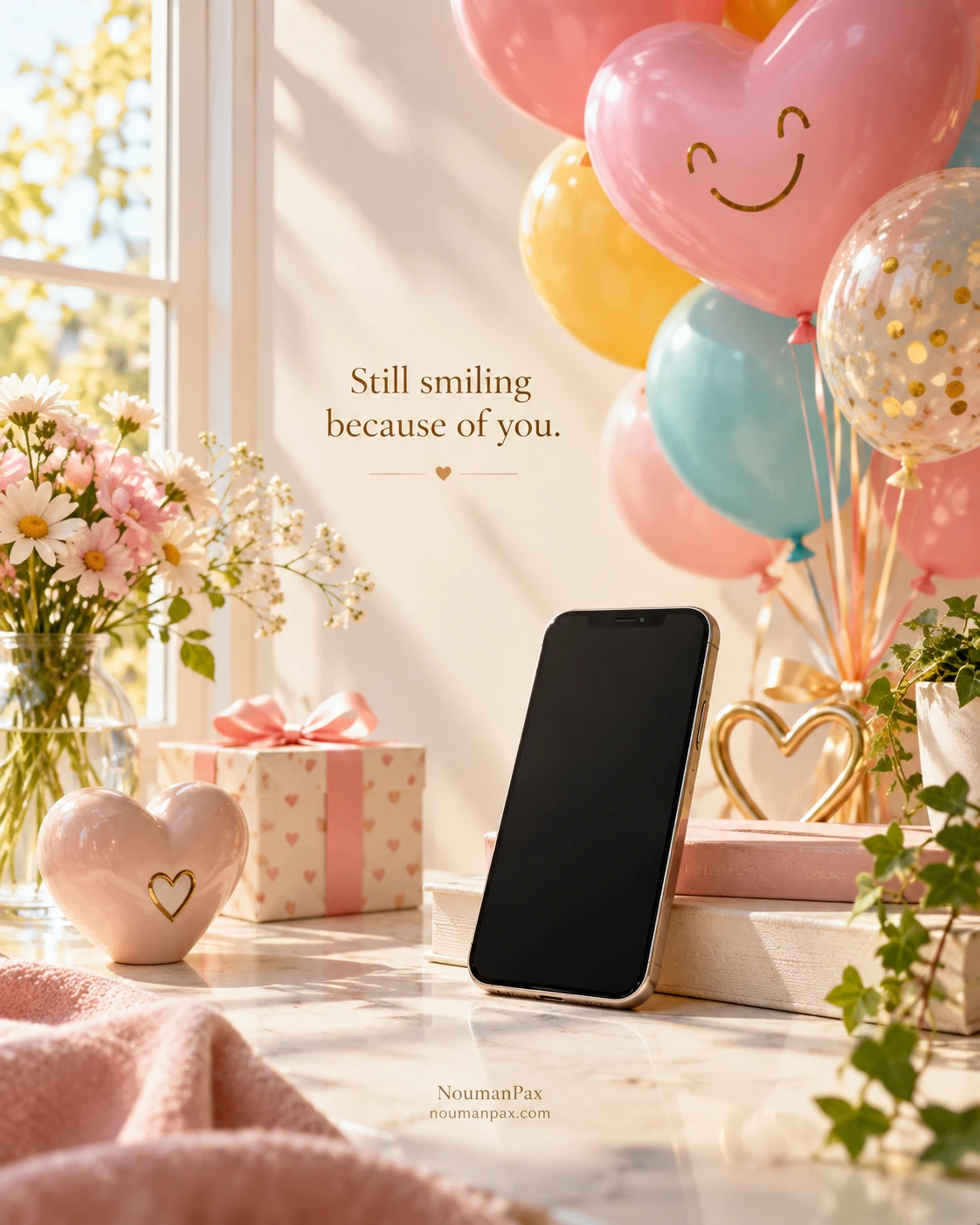 Still smiling because of you.