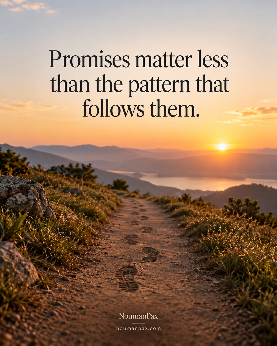 Relationship quote — promises and patterns