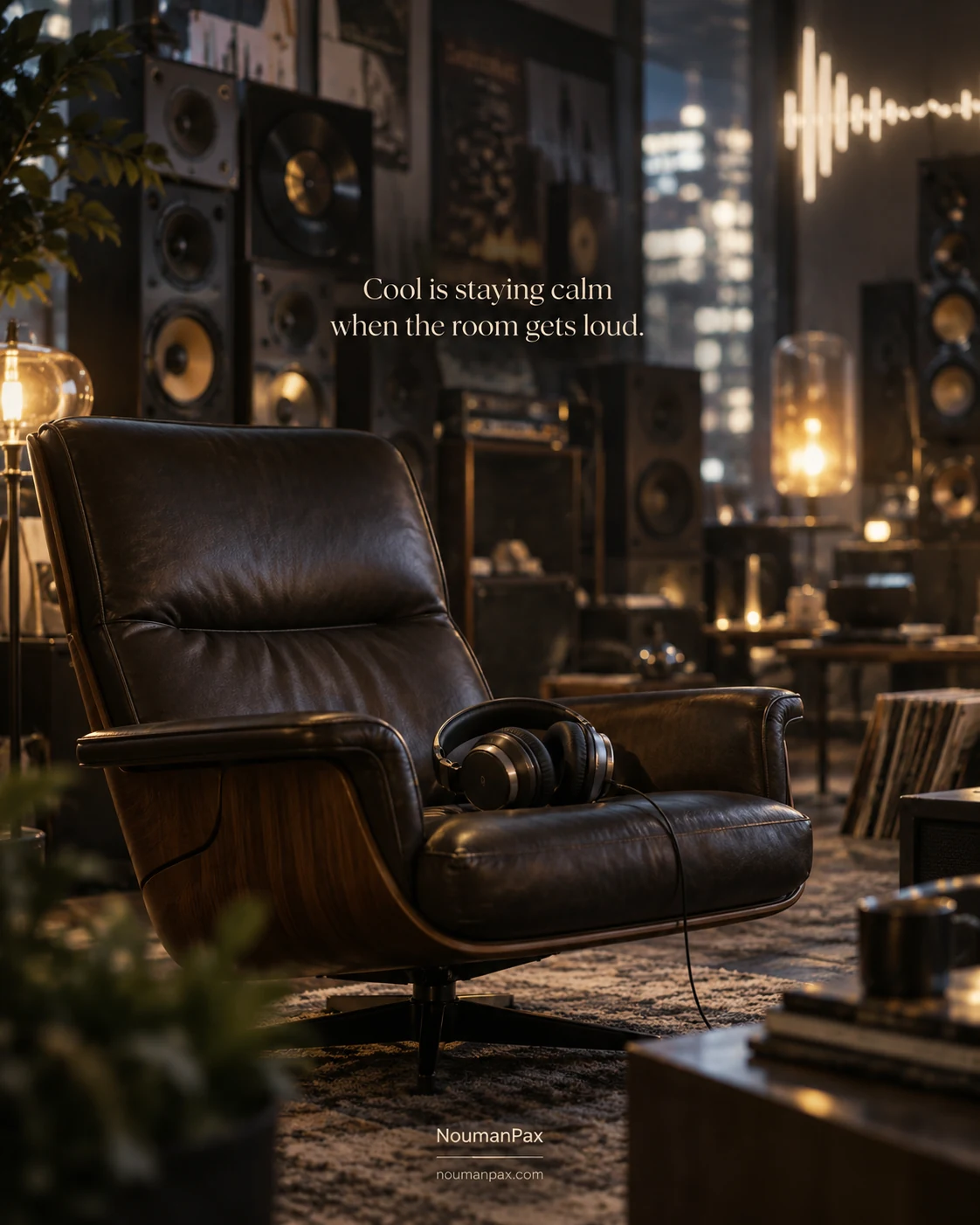 Cool is staying calm when the room gets loud.