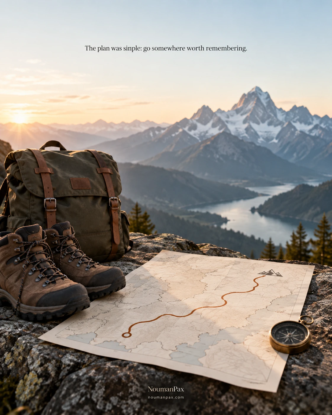 The plan was simple: go somewhere worth remembering.