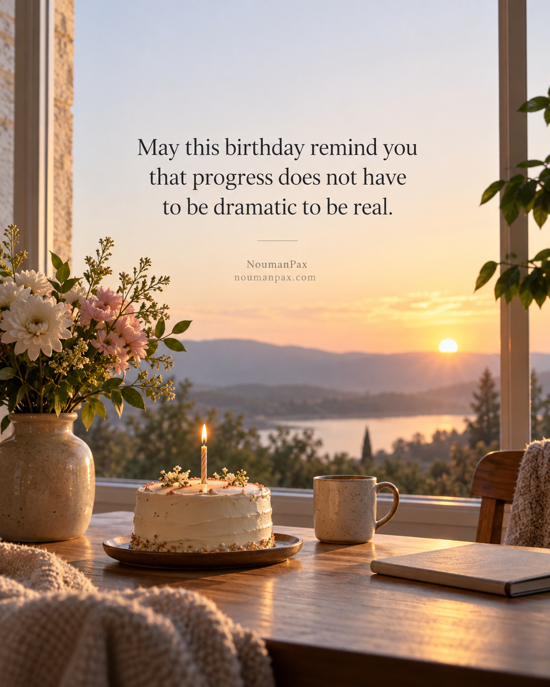 May this birthday remind you that progress does not have to be dramatic to be real.