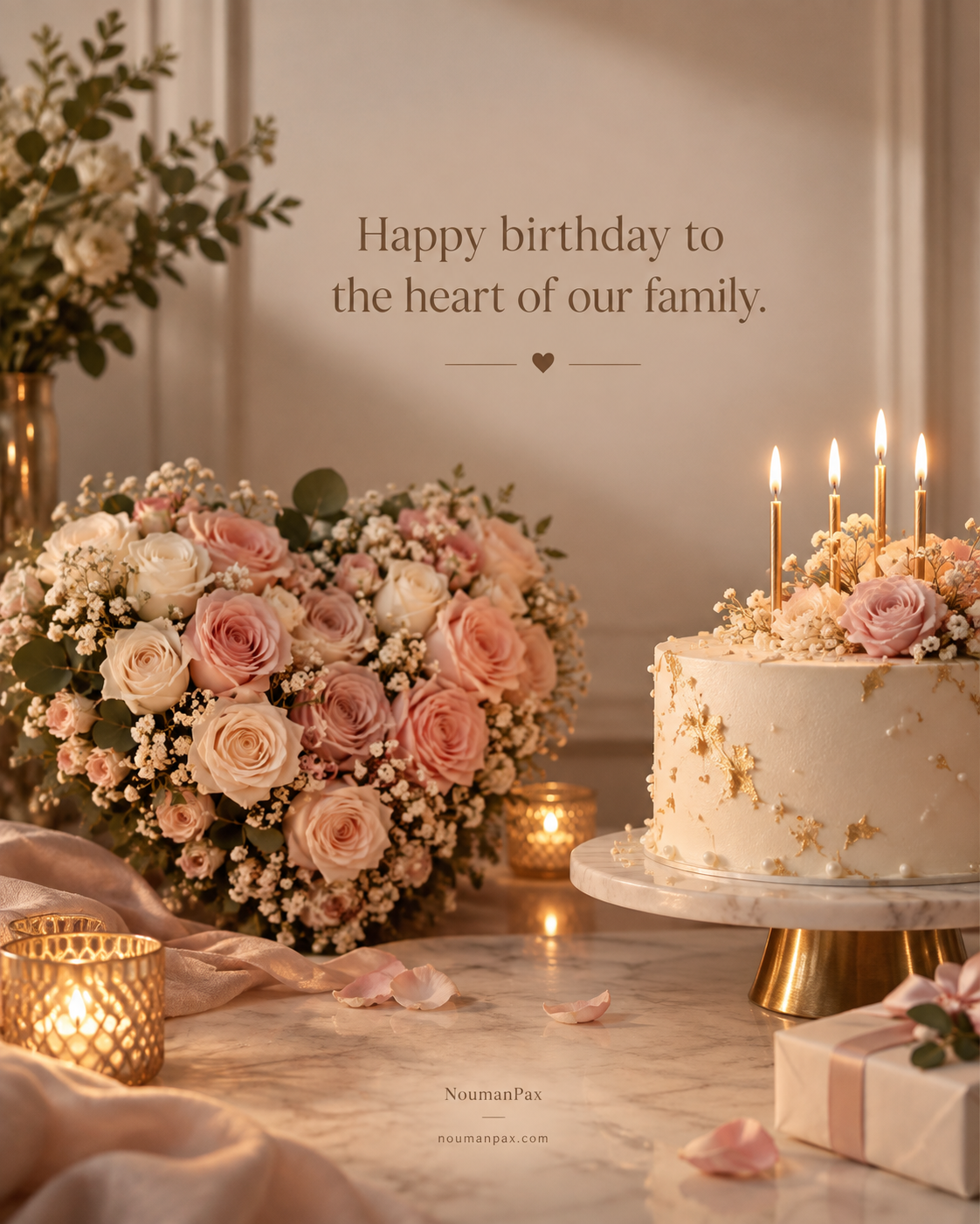 Happy birthday to the heart of our family.