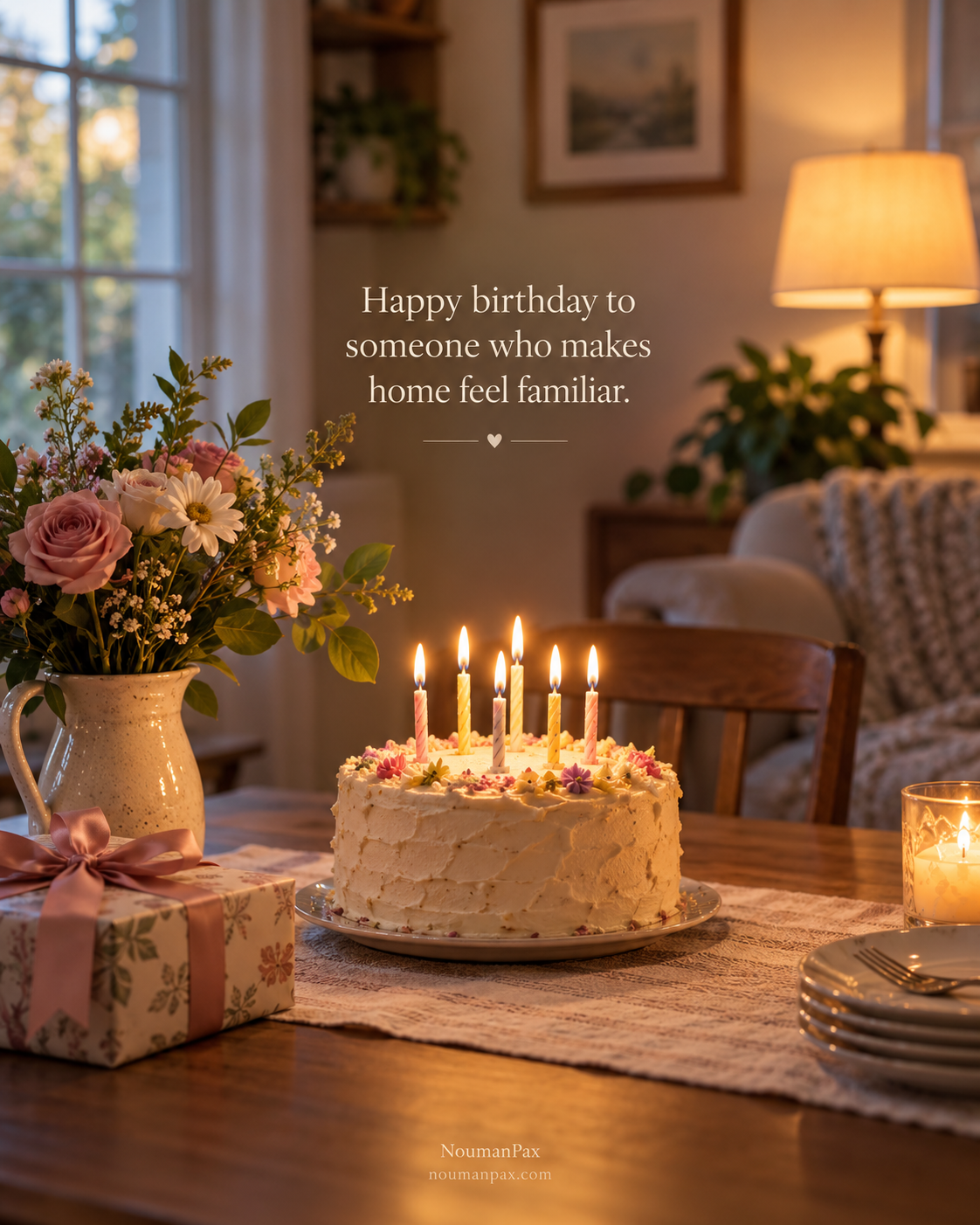 Happy birthday to someone who makes home feel familiar.
