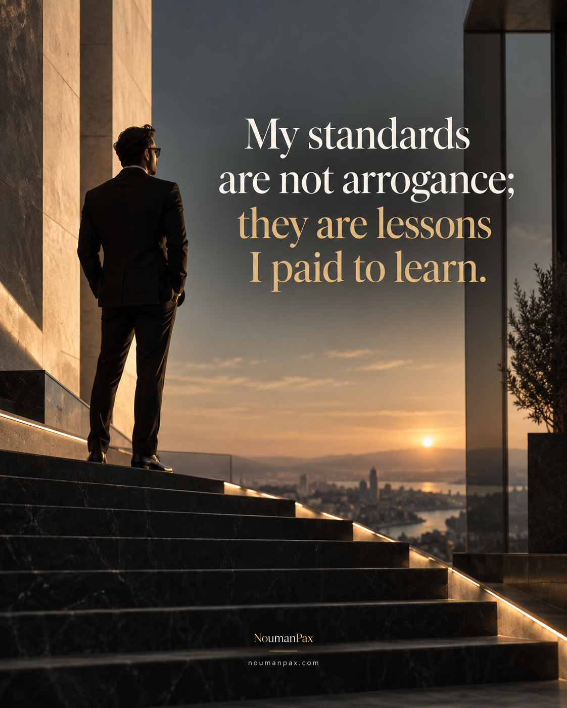 My standards are not arrogance