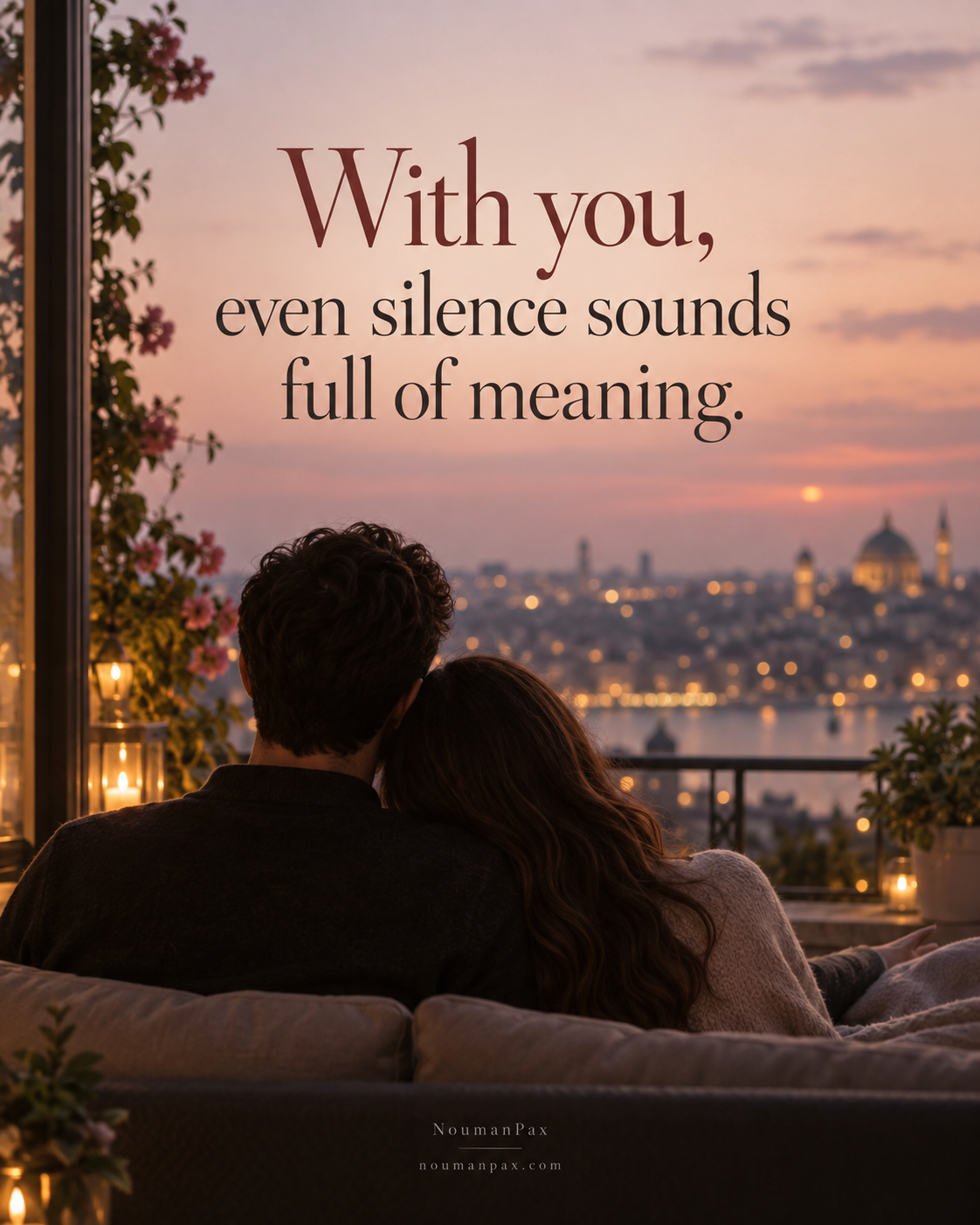 With you silence speaks