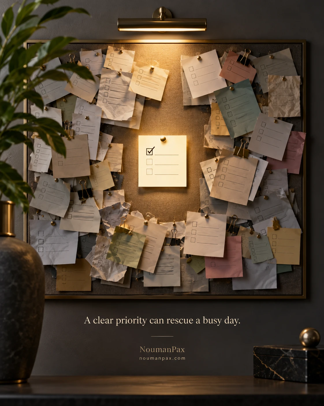 A clear priority can rescue a busy day.