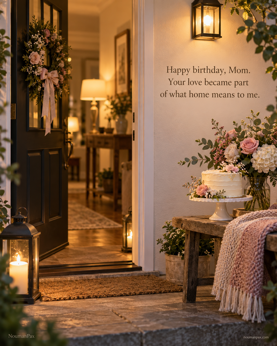Happy birthday, Mom. Your love became part of what home means to me.