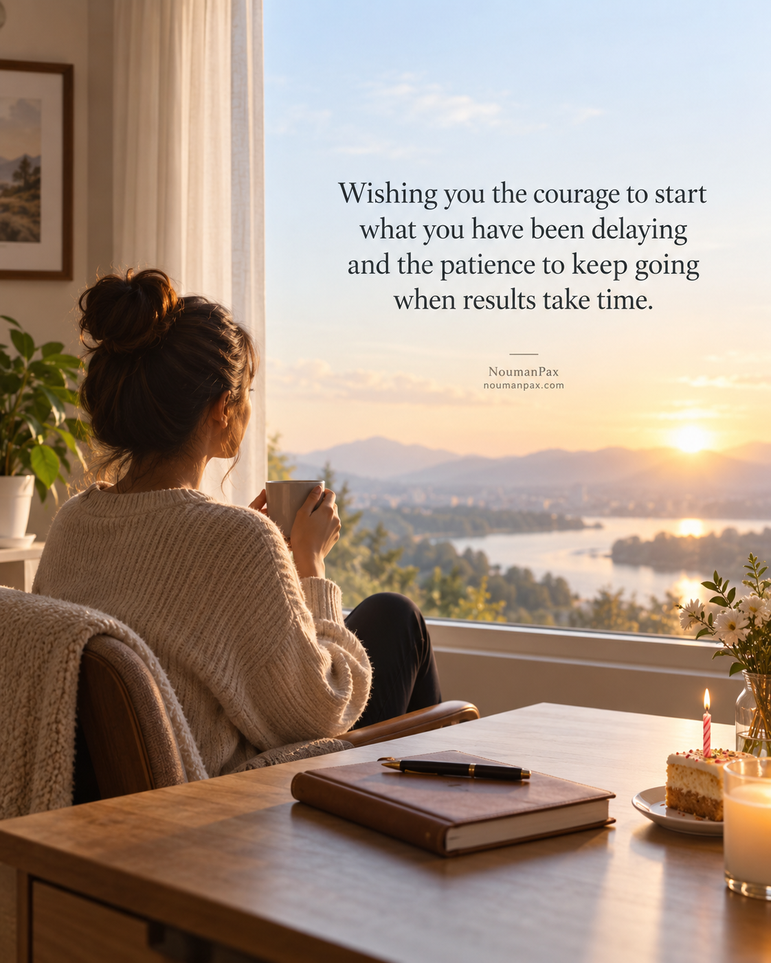 Wishing you the courage to start what you have been delaying and the patience to keep going when results take time.