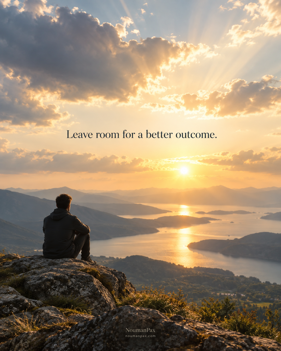 Leave room for a better outcome.