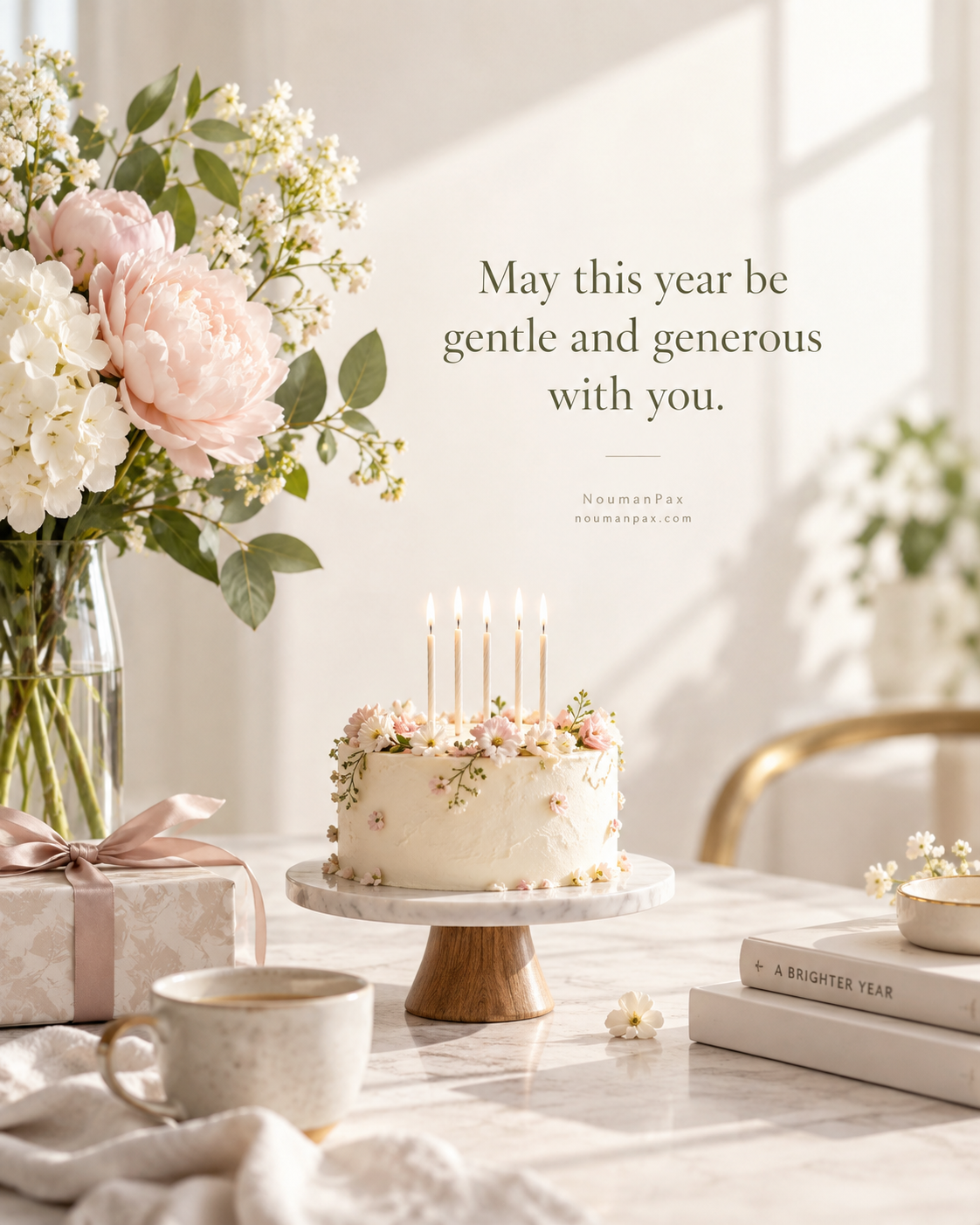 May this year be gentle and generous with you.