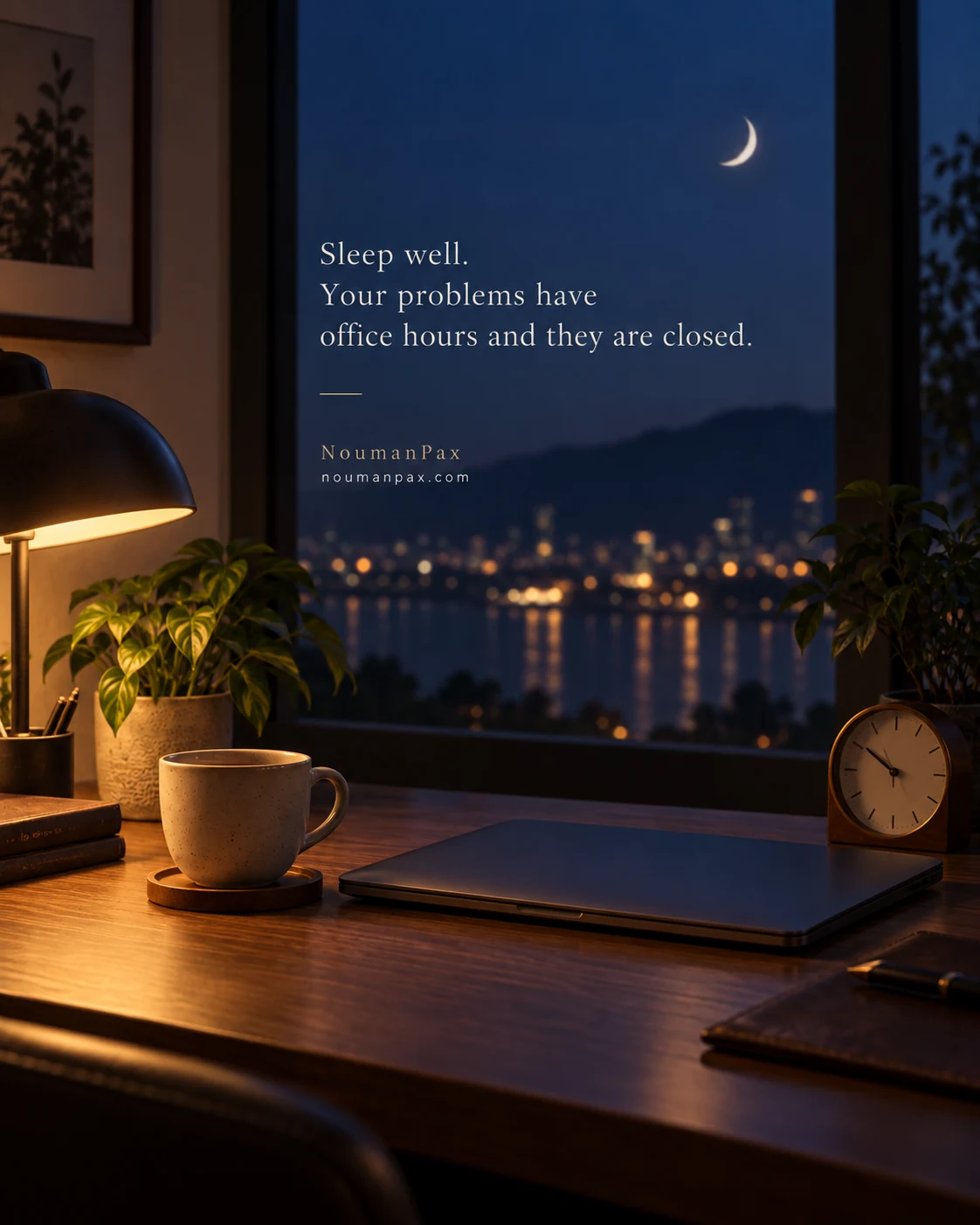 Sleep well. Your problems have office hours and they are closed.