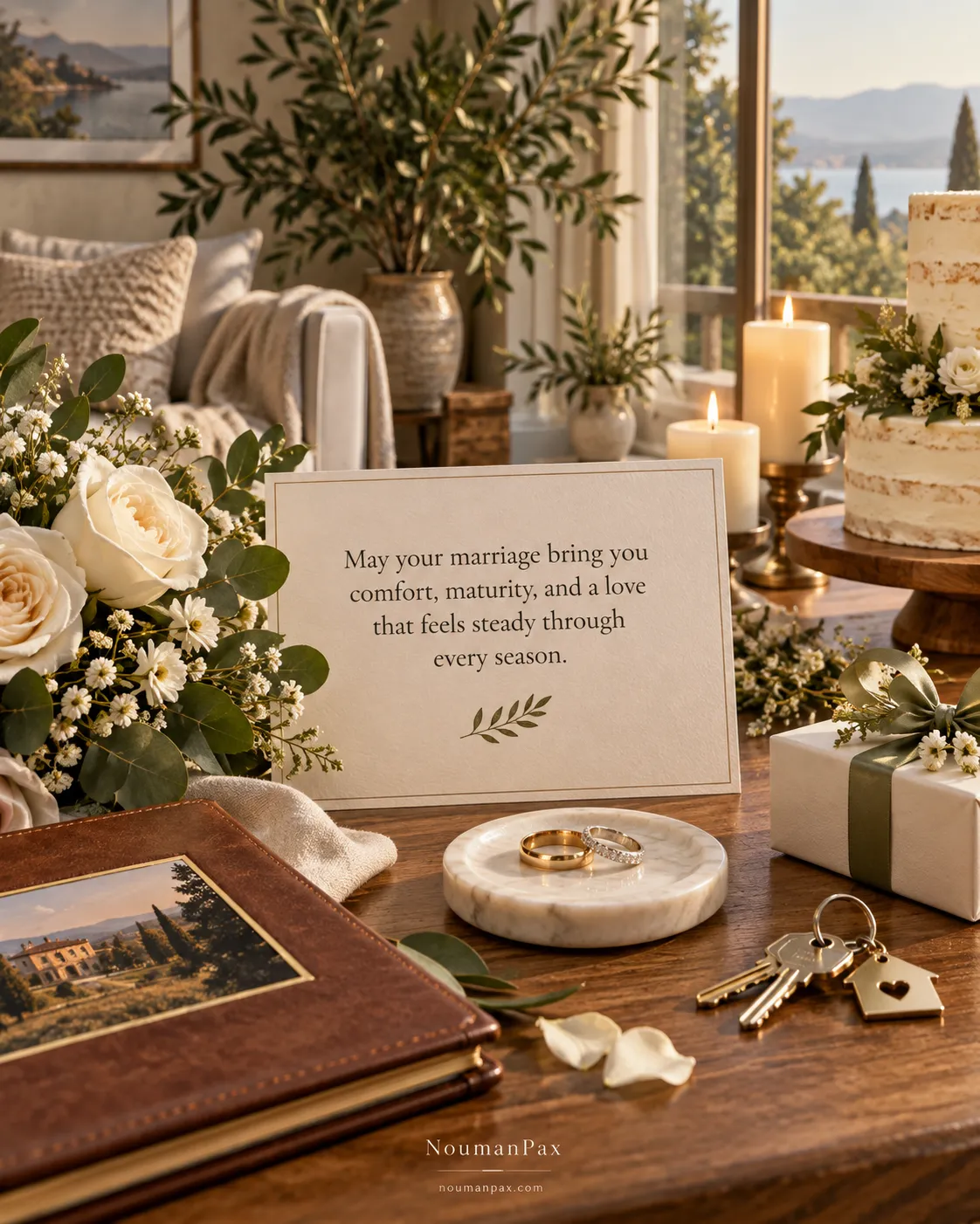 May your marriage bring you comfort, maturity, and a love that feels steady through every season.