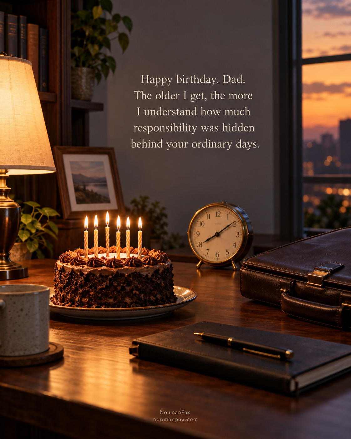 Happy birthday, Dad. The older I get, the more I understand how much responsibility was hidden behind your ordinary days.