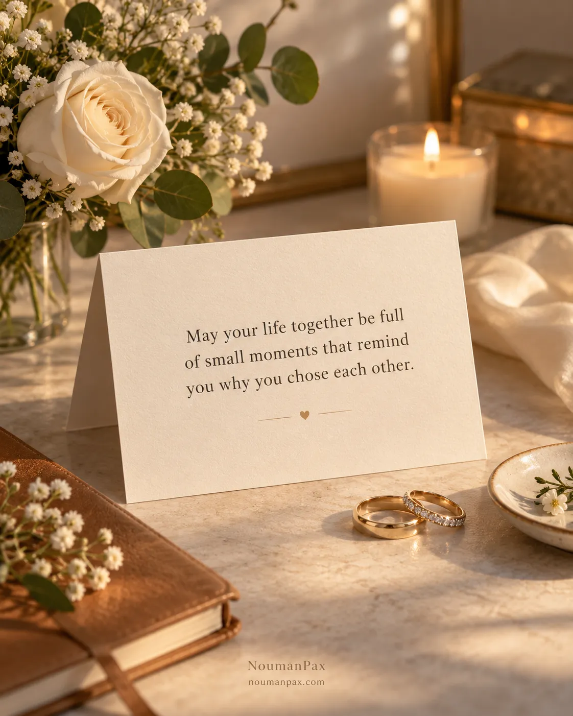 Heartfelt Wedding Wishes for a Card
