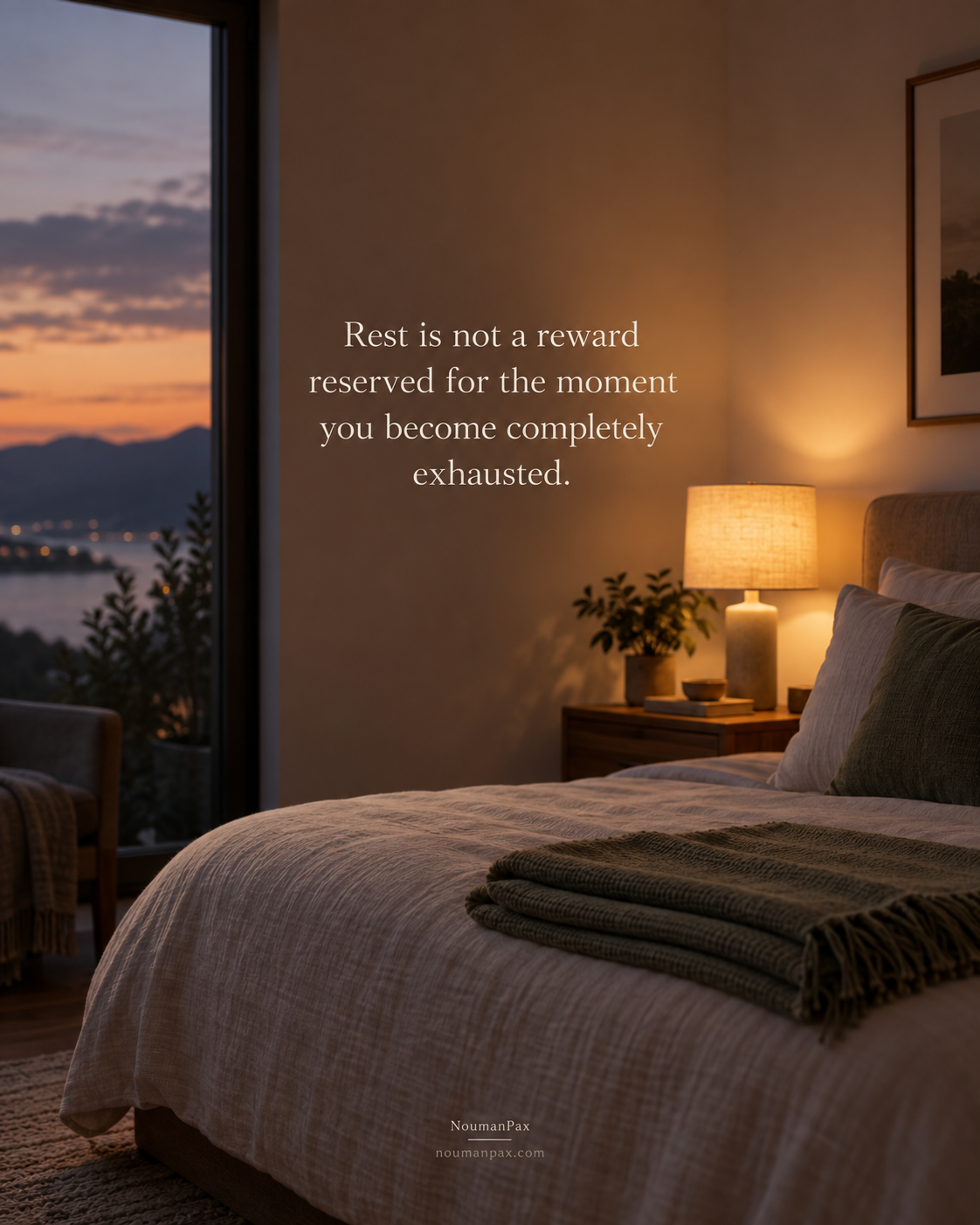 Rest is not a reward reserved for the moment you become completely exhausted.