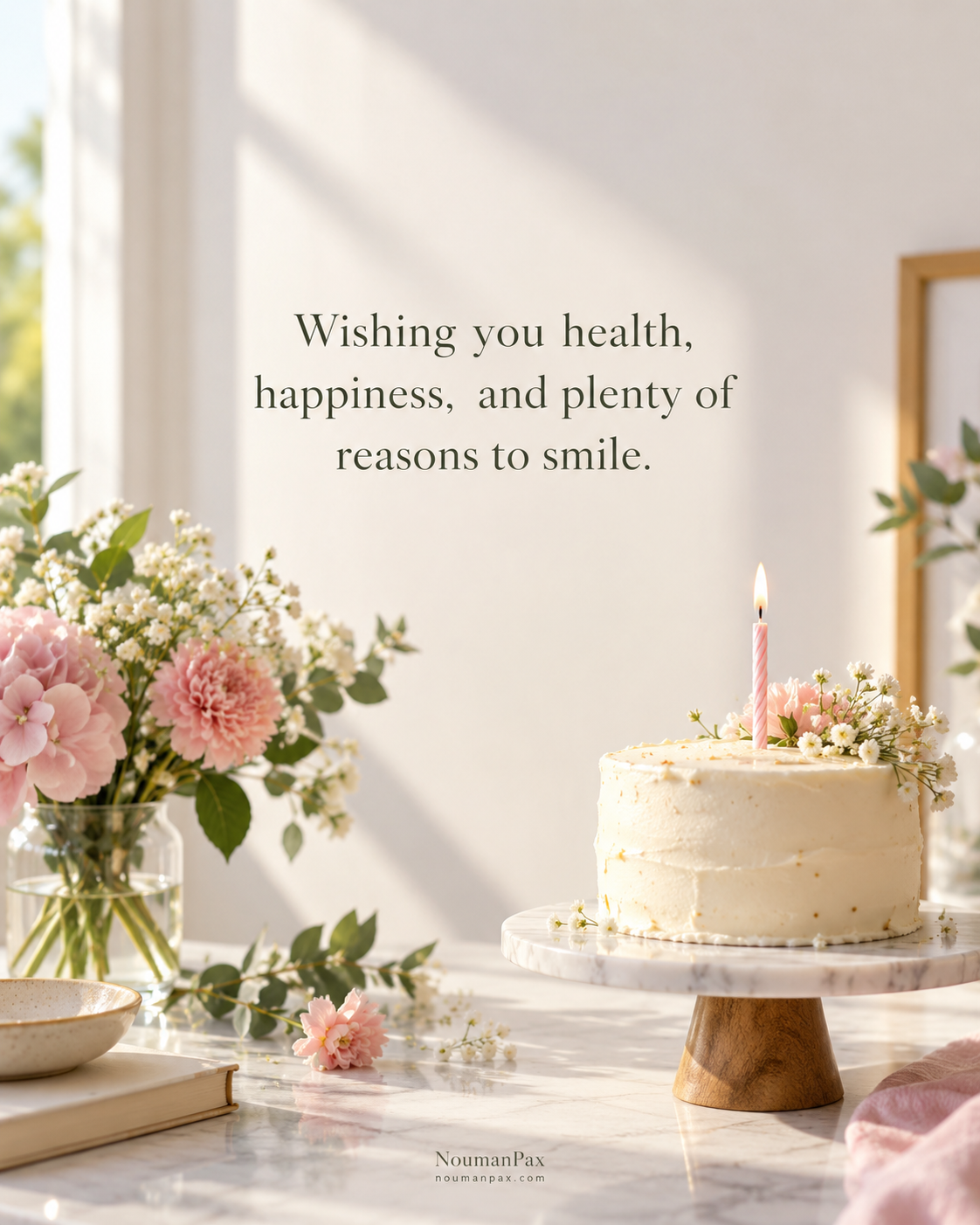 Wishing you health, happiness, and plenty of reasons to smile.