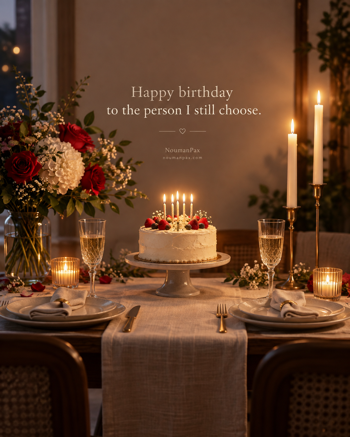 Happy birthday to the person I still choose.