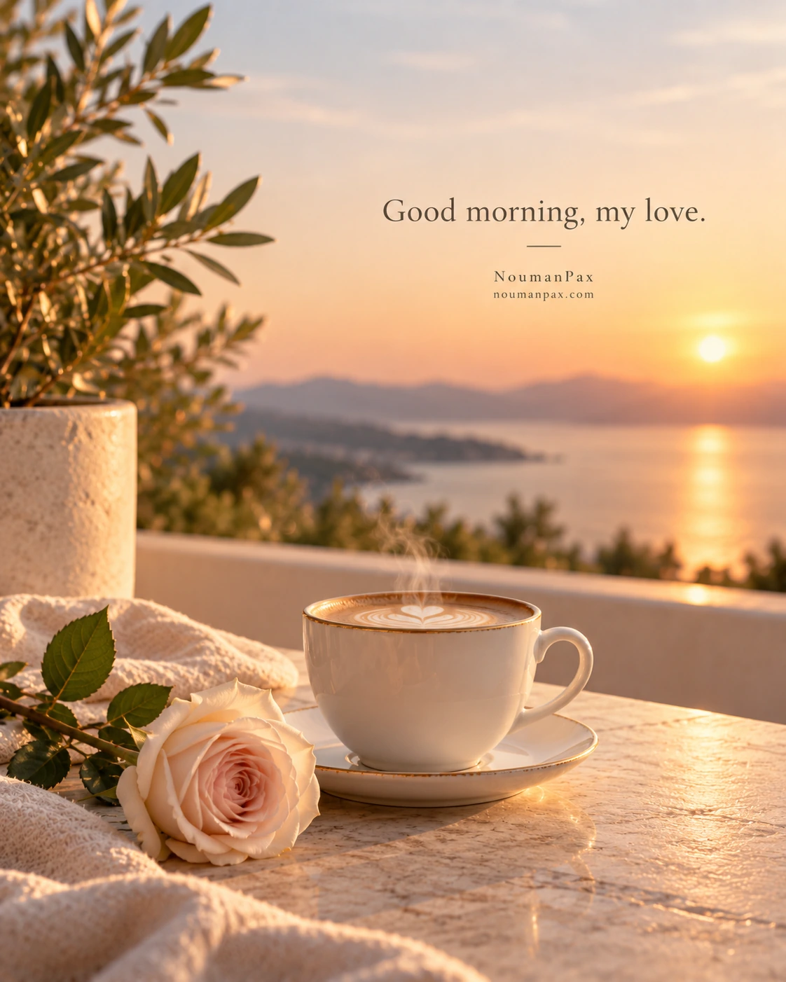 Good morning, my love.