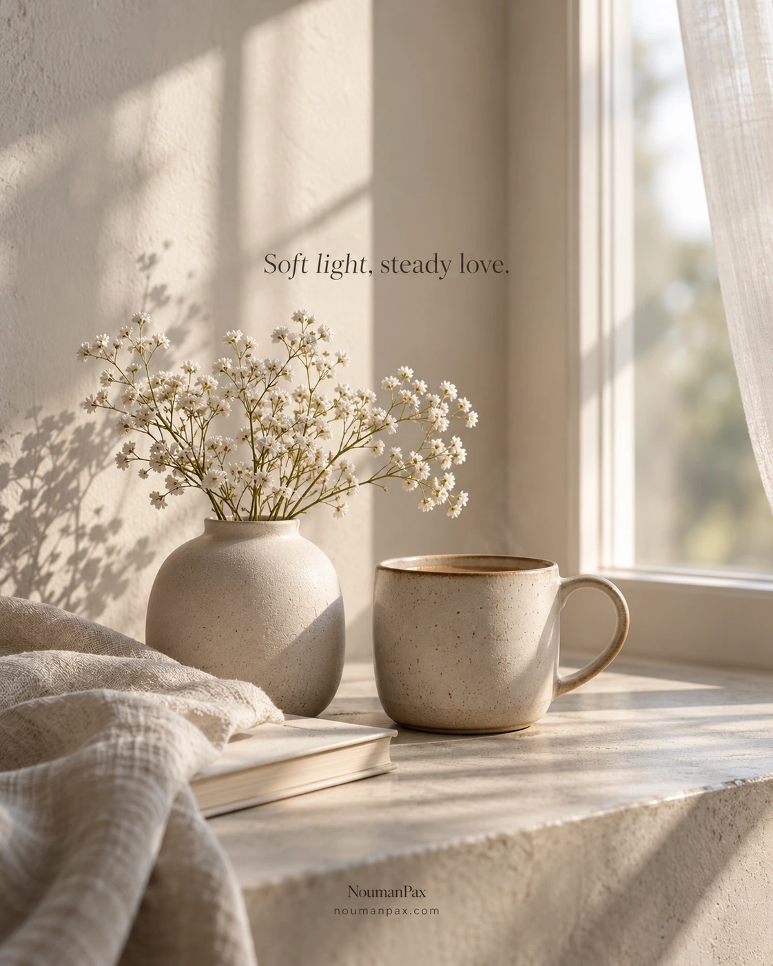 Soft light, steady love.