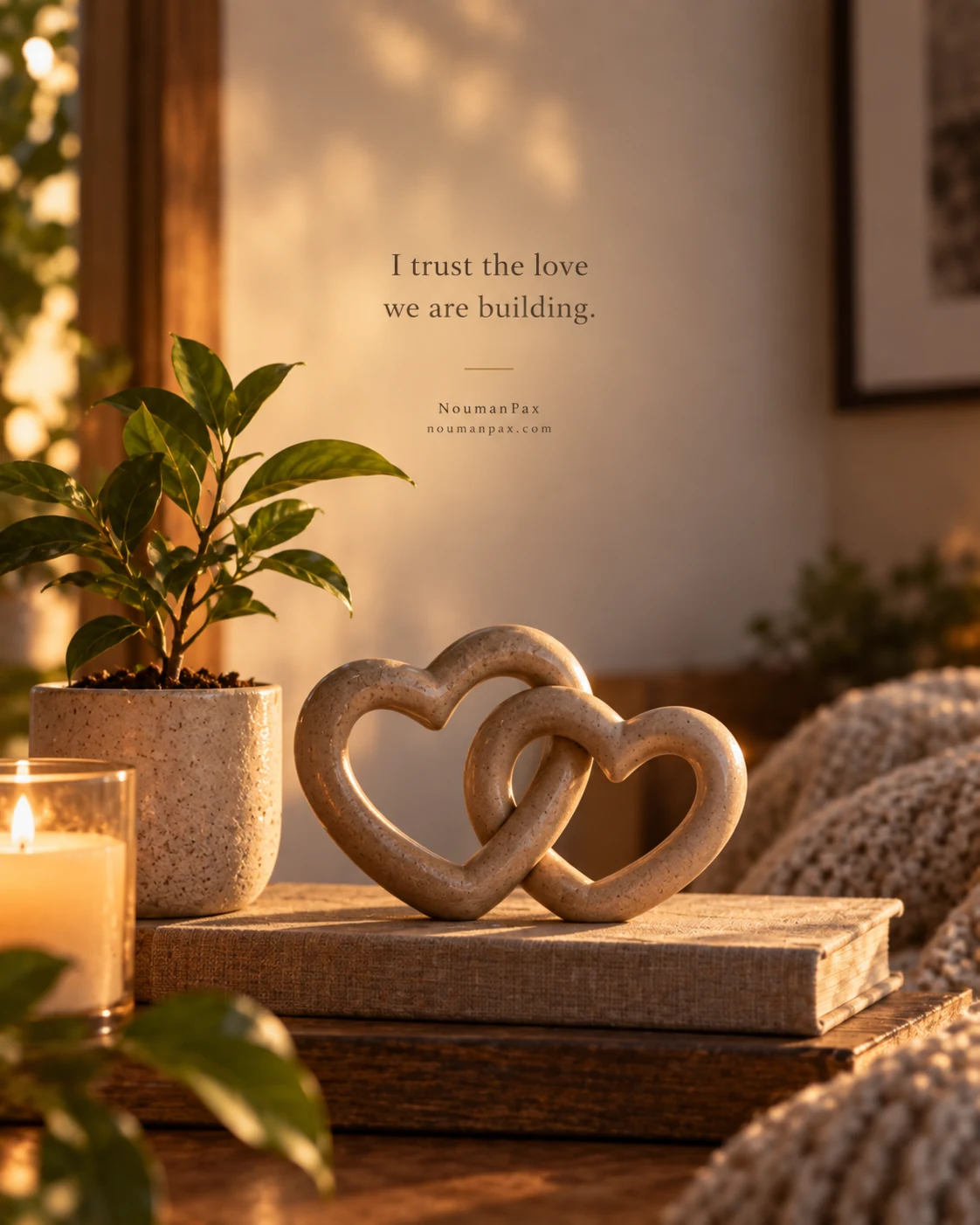 I trust the love we are building.