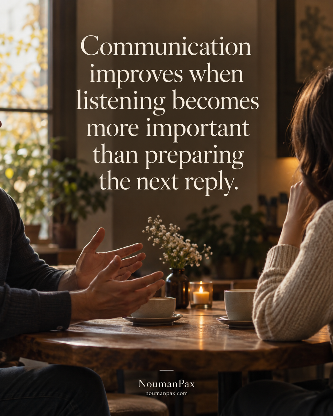 Relationship quote — communication and listening